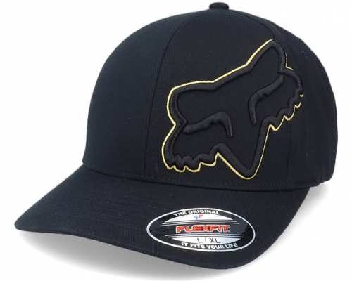 Casquette FOX Episcode Flexfit Hat - Coloris Noir-Jaune