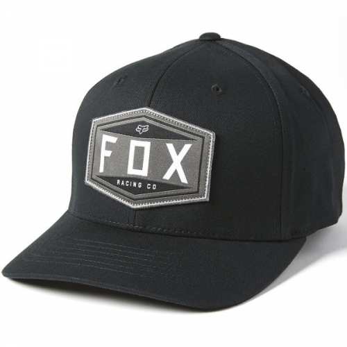 Casquette FOX Emblem Flexfit - Noire